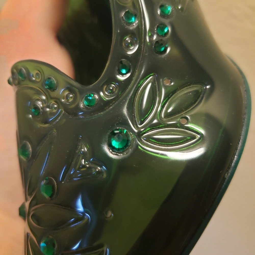 Dolce & gabbana emerald crystal cinderella shoes - Picture 7 of 10